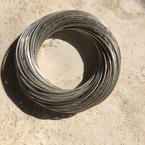 Lovely Anthropologie Metal Multi Hoop Bracelet